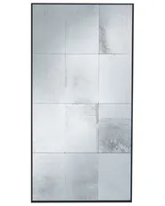 Väggspegel CALMONT 60 cm 120 cm Glas Svart_1099961