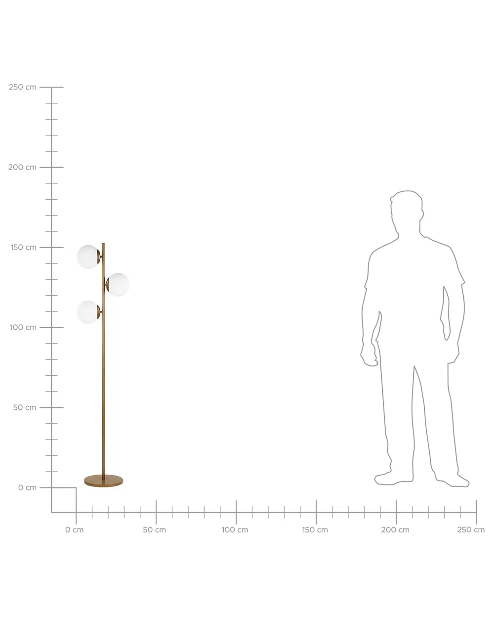 Floor Lamp WADI Metal Gold_860733