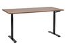 Manual Adjustable Standing Desk DESTINAS 160 cm 72 cm Brown/ Black