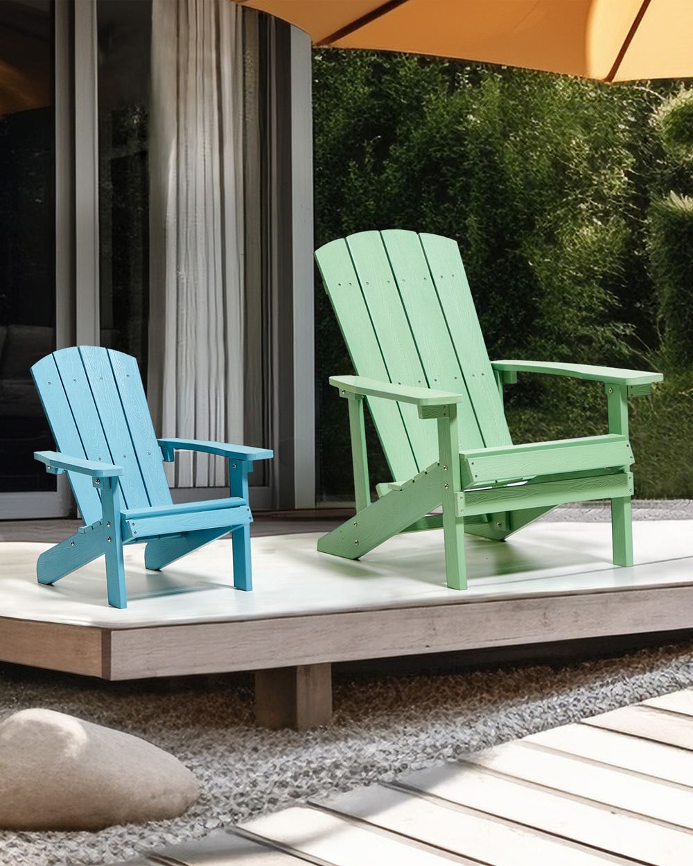Lastentuoli ADIRONDACK Vaaleansininen