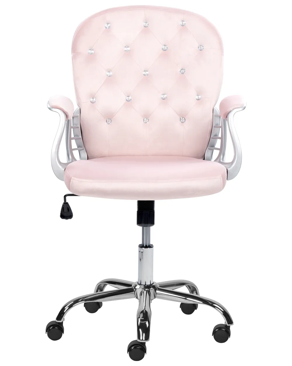 Desk Chair PRINCESS Velvet Pastel Pink_1082216
