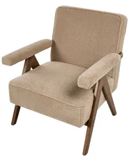 Armchair EVJE Boucle Sand Beige_997659