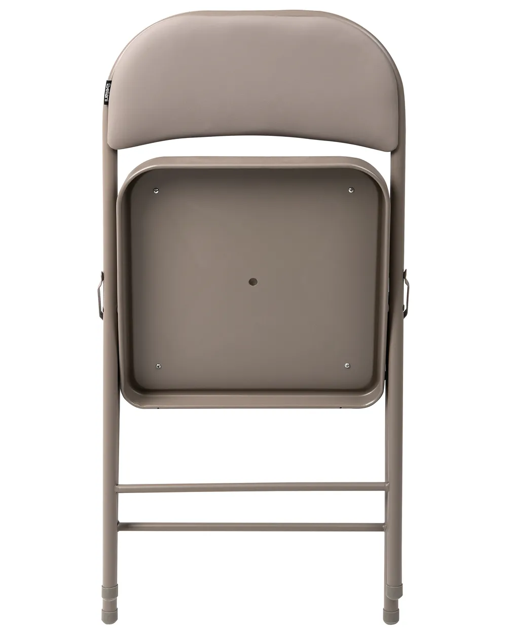Set of 4 Folding Chairs SHASTA Metal Taupe_1039650