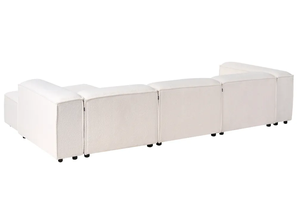 Modulär hörnsoffa 4-sits ARDAL Bouclé Off-White Högervänd_908469