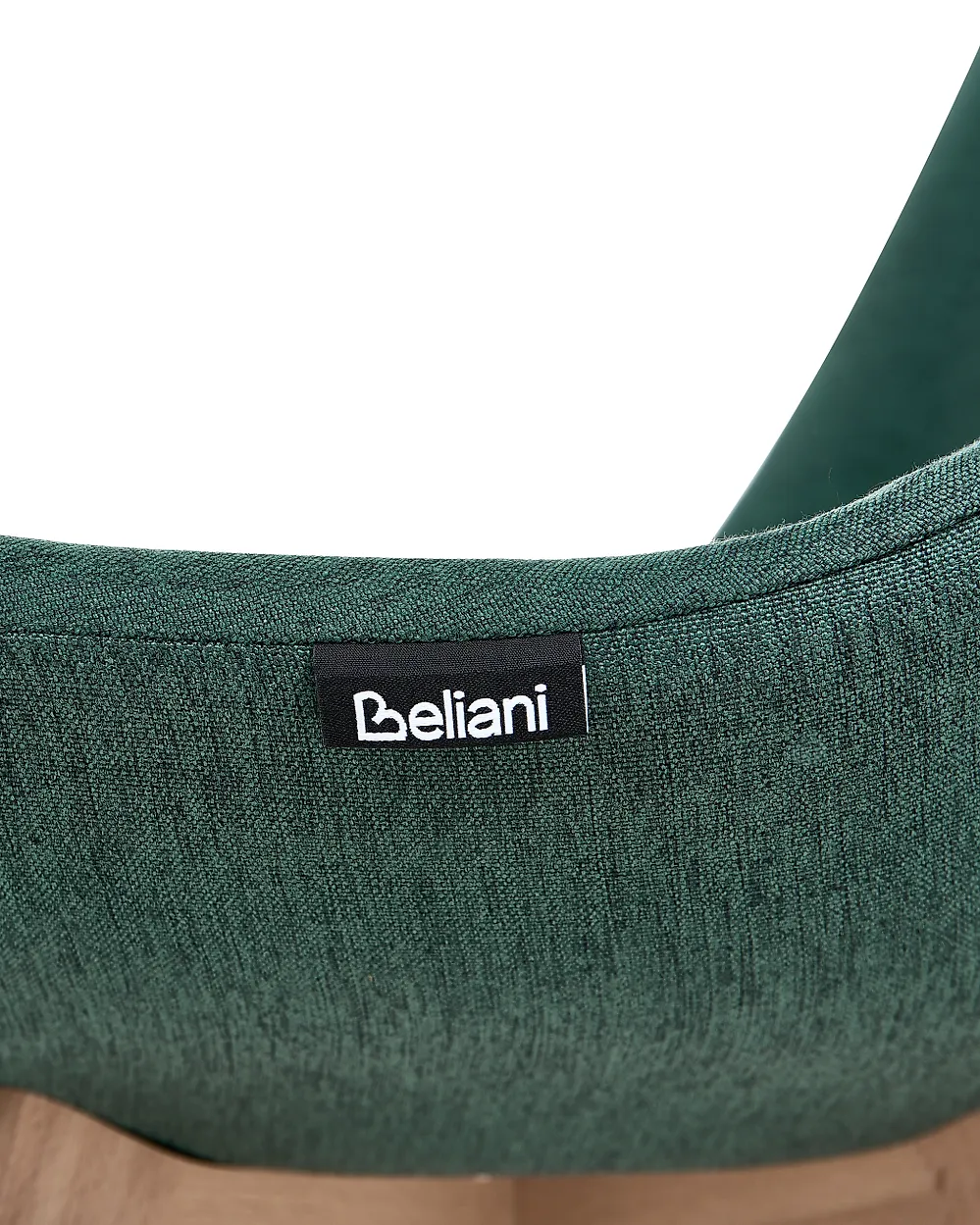 Set of 2 Dining Chairs DAKOTA II Fabric Green_1187017