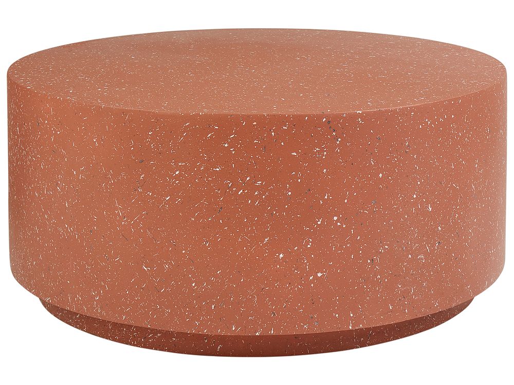 Sohvapöytä TREZZO 90 cm 90 cm Terrazzo-kuvio Punainen