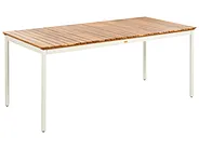 Utendørs spisebord til 6 personer CORRICELLA 180 cm 90 cm Akasietre Brun_1124491