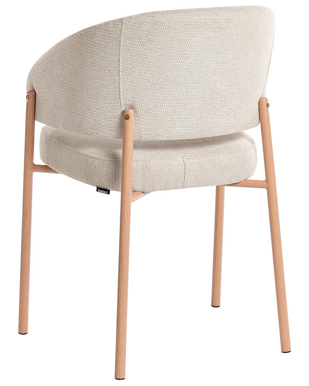 Set med 2 matstolar ZANE Ljusbeige_1160989