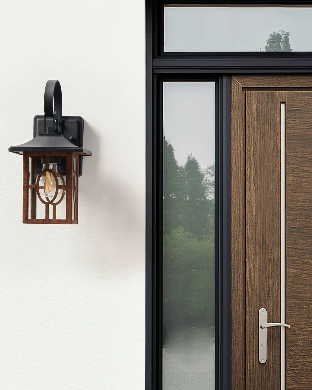 Outdoor Wall Light SHAGGIE Brown_870725