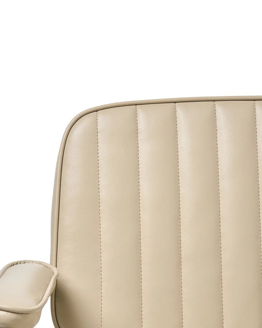 Skrivbordsstol BERNE Konstläder Beige_1008483