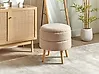 Säilytysjakkara OKATON Buklee Beige