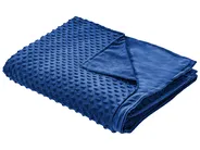 Weighted Blanket Cover 1000 CALLISTO 135 x 200 cm Navy Blue_891866