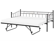 Daybed Metal LOUANNEC 90 x 200 cm (EU Single) Extendable Black_1115539