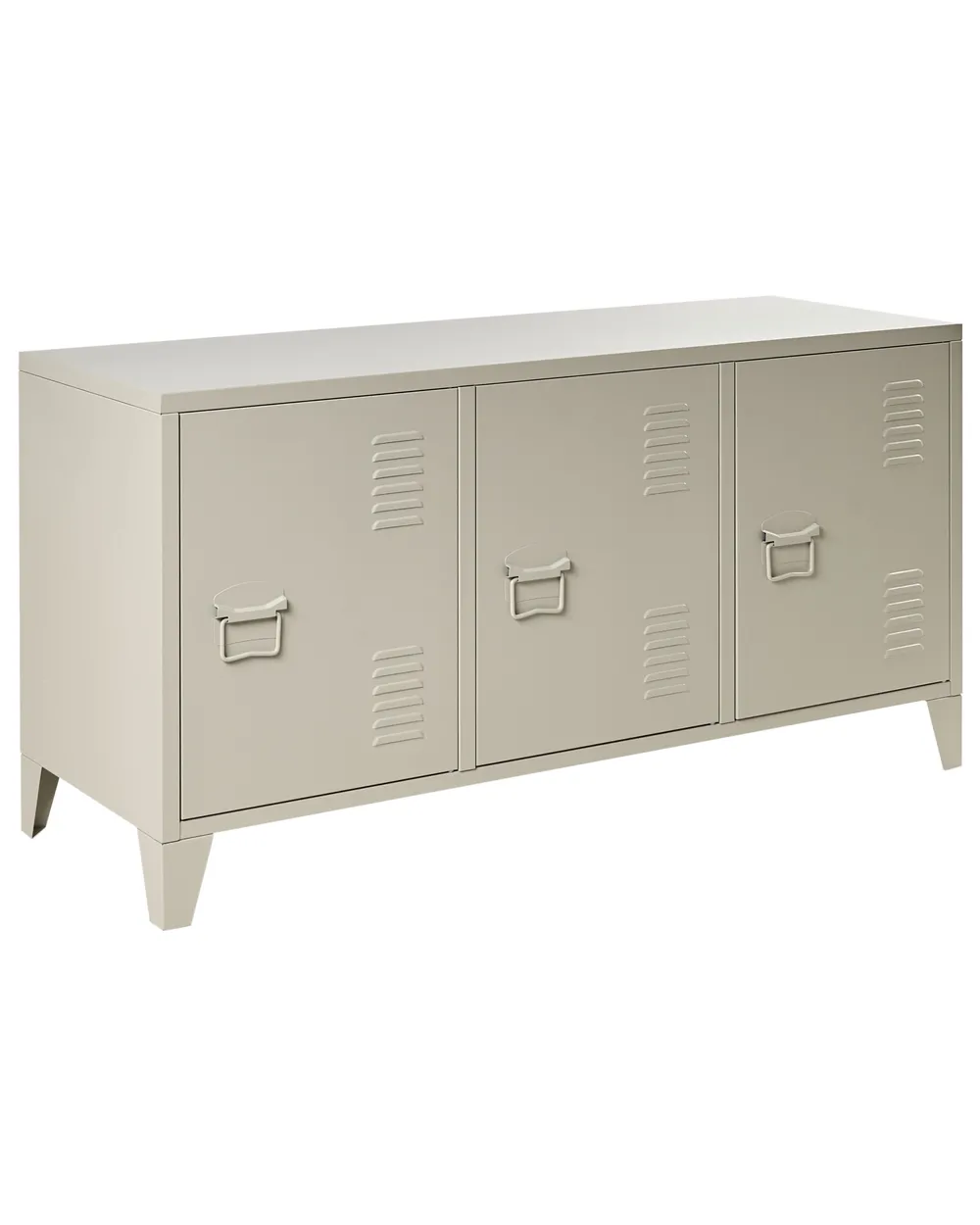 Storage Unit CARDIFF Metal Light Beige