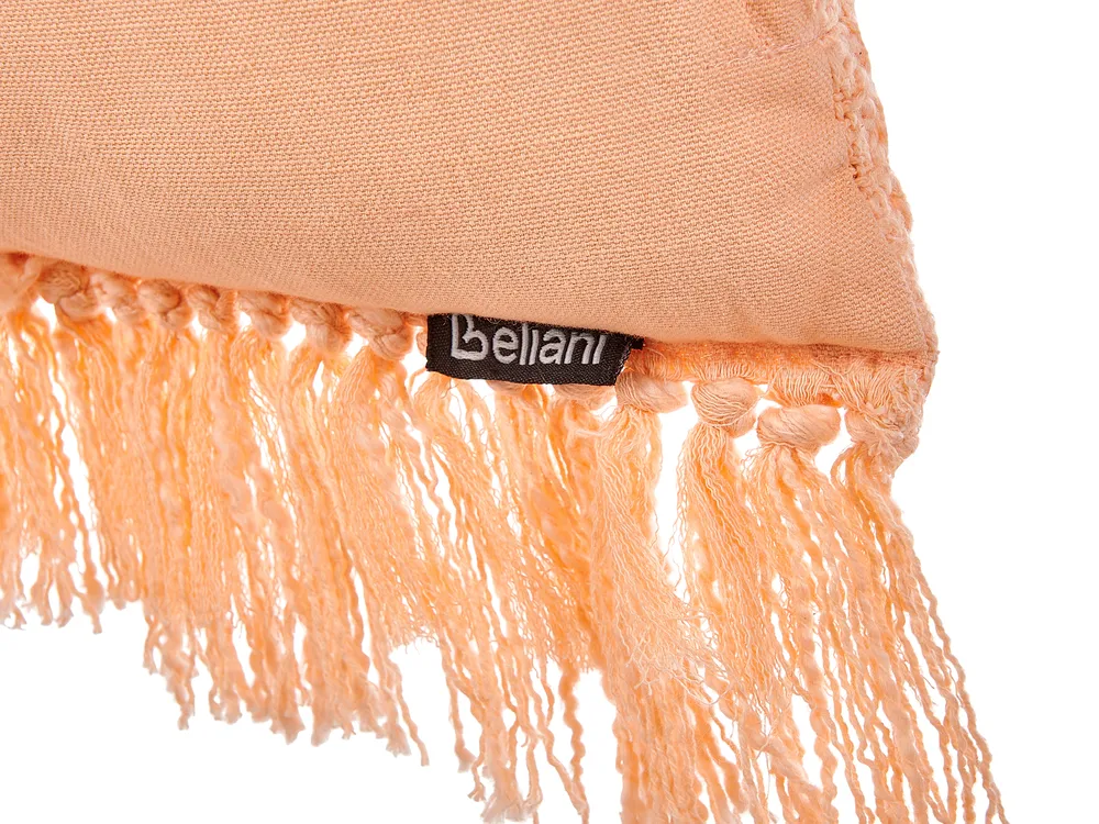 Set of 2 Decorative Cushions TANSY 40 x 60 cm Cotton Orange Solid_936113