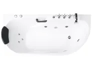 Massagebadkar SAYULA 1700 x 800 mm Vit Högervänd_1029493