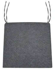 Set of 4 Garden Chairs with Cushions TACENO Metal Grey_1007829