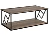 Coffee Table FORRES Brown/ Black
