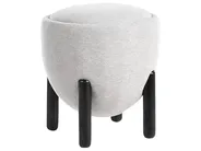 Pouffe ARCHIE Faux Linen Grey_991200