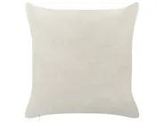 Koristetyynysetti 2 kpl PALMIER 45 x 45 cm Sametti Luonnonvalkoinen Joulukuvio_947091