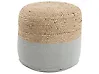 Pouffe DALAMA Jute Light Grey