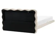 Bed Boucle SOULISSE 160 x 200 cm (EU King Size) Beige_1129714