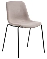 Set of 4 Dining Chairs TILLER Fabric Beige_1027050