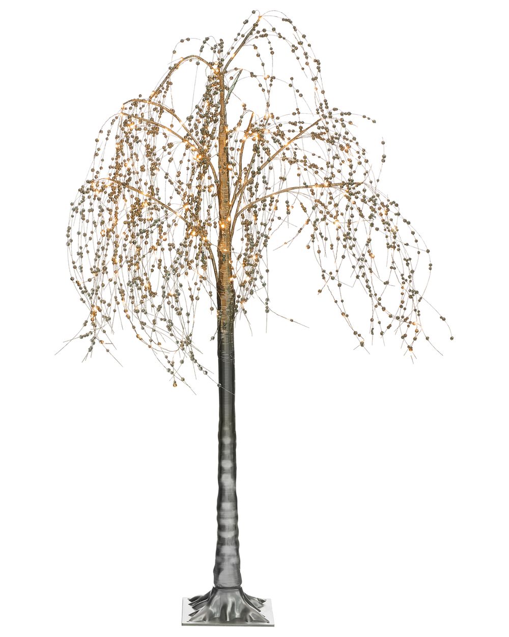 Outdoor Decoration LED NILLAKA 145 cm Tree Silver