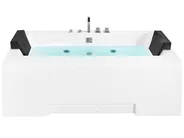 Kulmaporeamme LED-valolla GALLEY 170 x 75 cm Valkoinen_870348