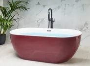 Freestanding Bathtub CARRERA 1700 x 800 mm Burgundy_806793