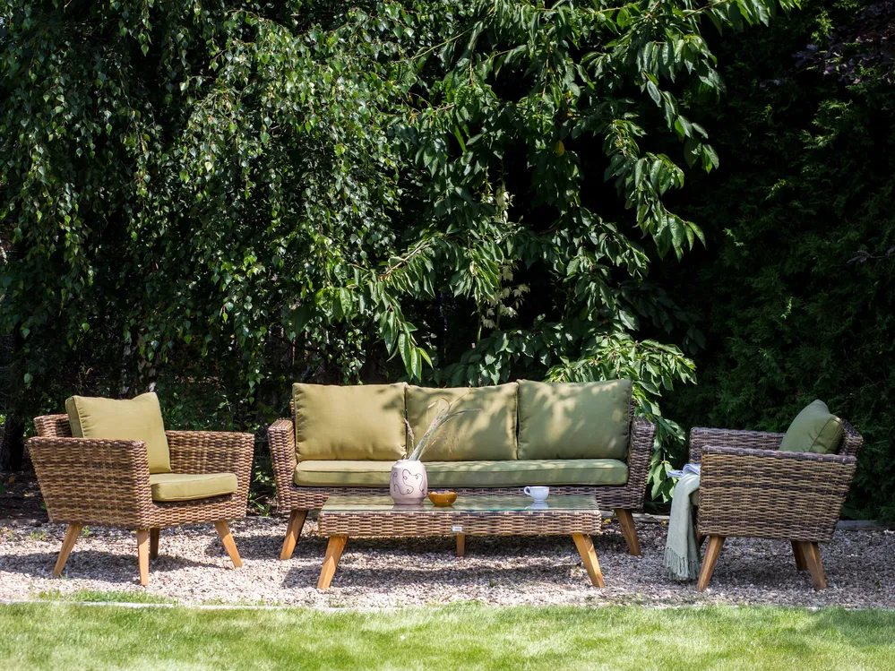 Outdoor Cushion Cover Set VITTORIA XL Olive Green