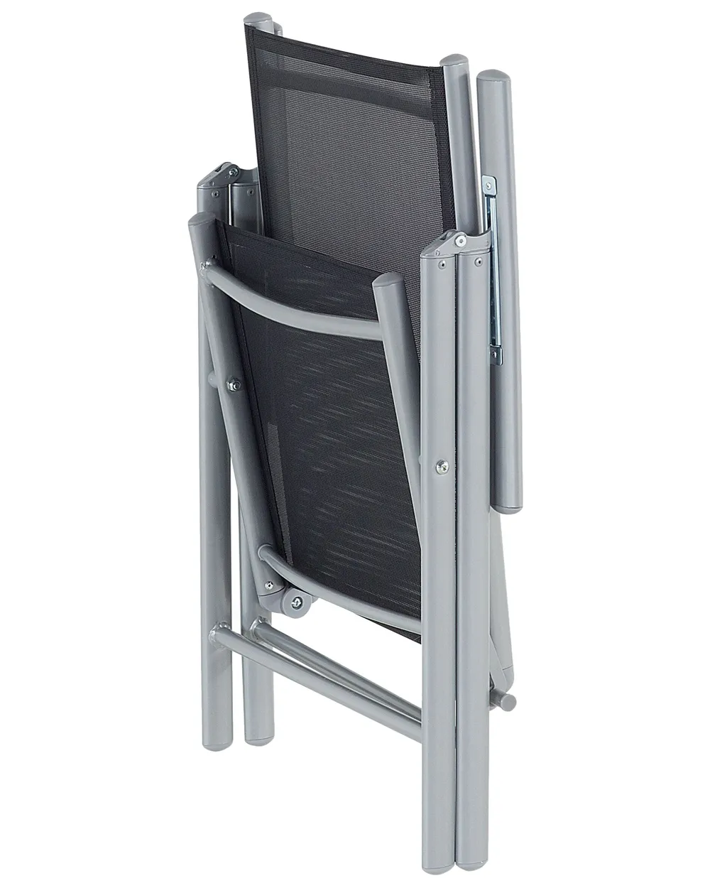 Set of 6 Garden Chairs CATANIA Metal Black_705097