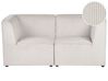Modular Sofa 2 Seater LEMVIG Corduroy Beige