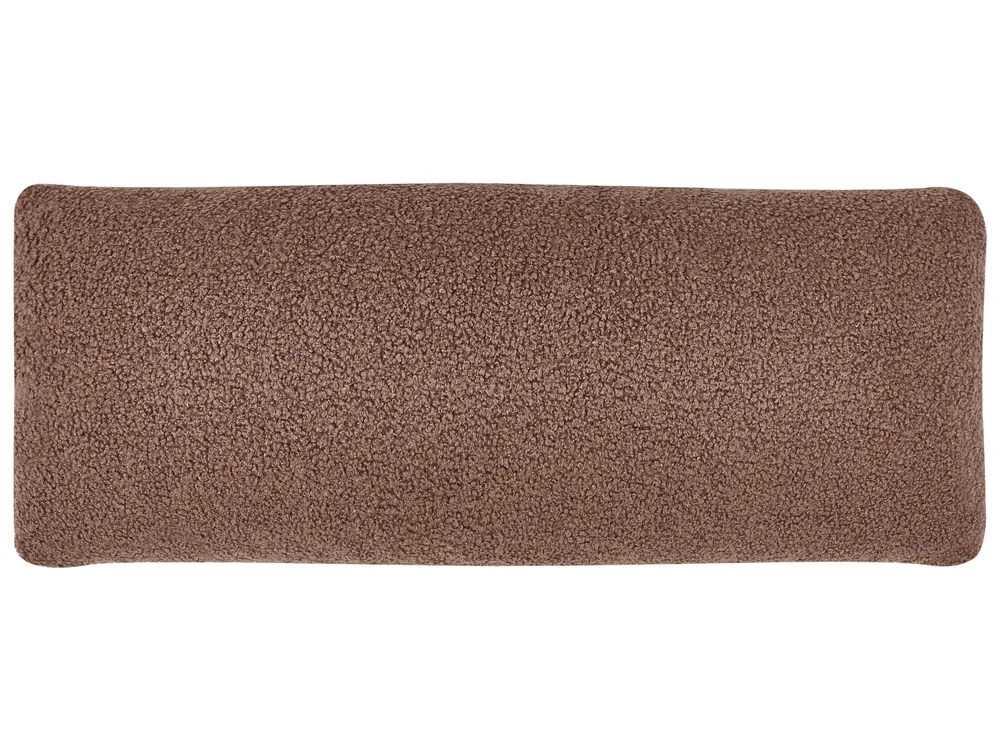 Bäddsoffa 3-sits VAXHOLM med förvaring Bouclé Brun_1026764