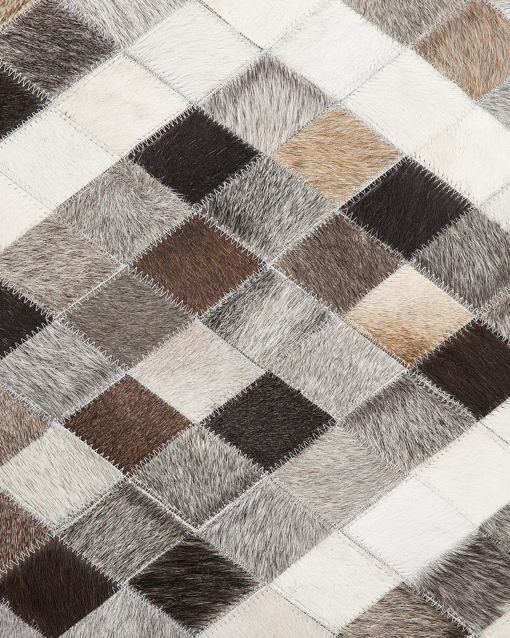 Rug AKDERE Brown 160 x 230 cm Leather_751592
