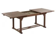 Garden Dining Set 6 Seater AMANTEA with Cushions Acacia Wood Blue_880385