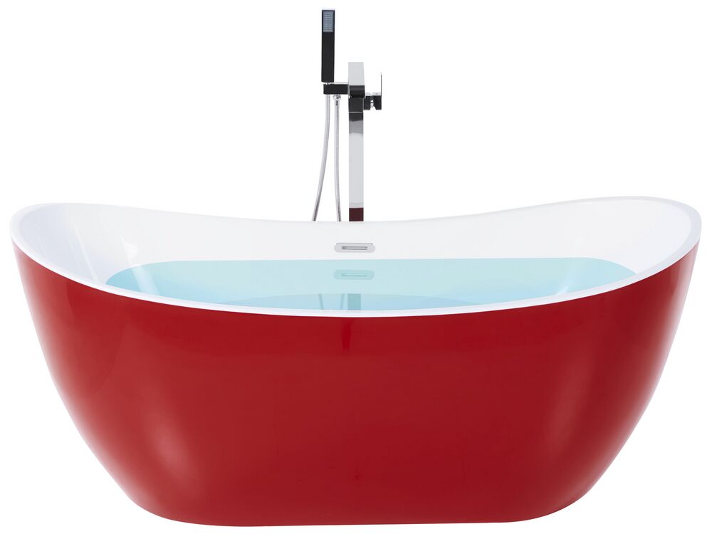 Freestanding Bathtub ANTIGUA 1800 x 780 mm Red