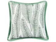 Set of 2 Outdoor Cushions MEADOW Plant Pattern 45 x 45 cm Green_979636