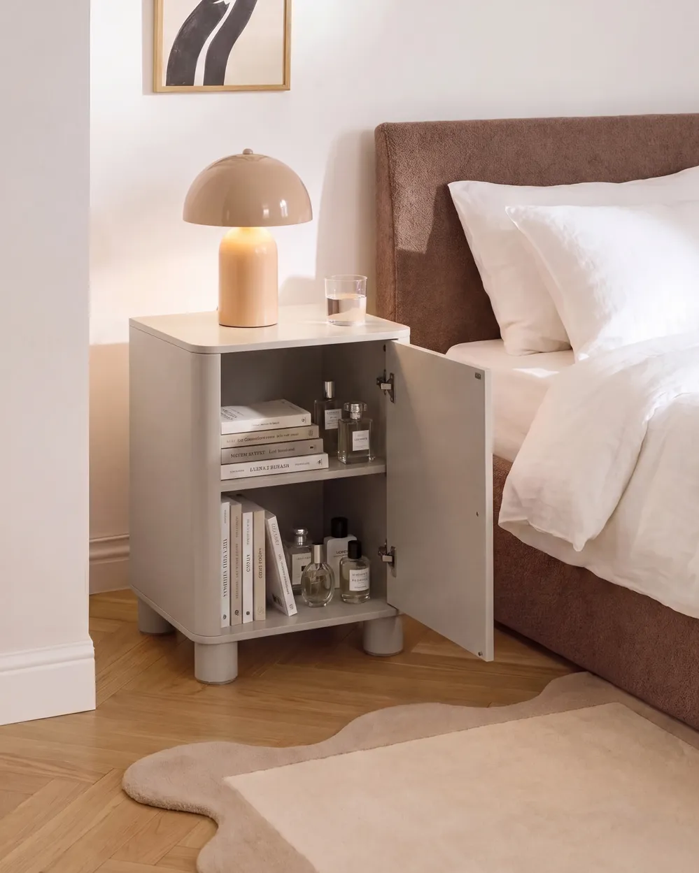 Sängbord TOMINGLEY Beige_1134978