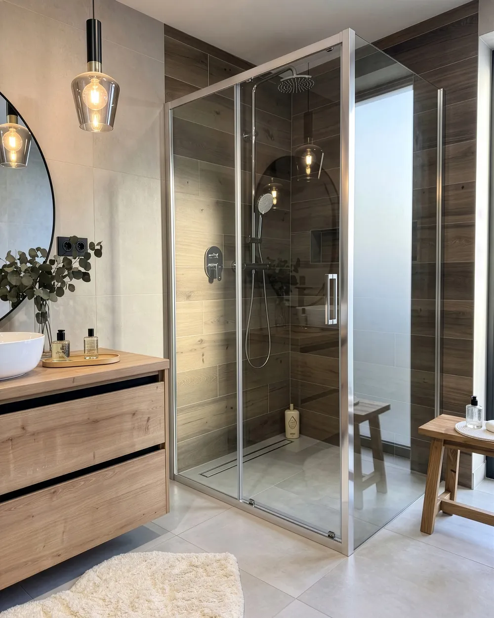 Shower Enclosure LANGUI 900 x 1200 x 1900 mm Silver_1116610