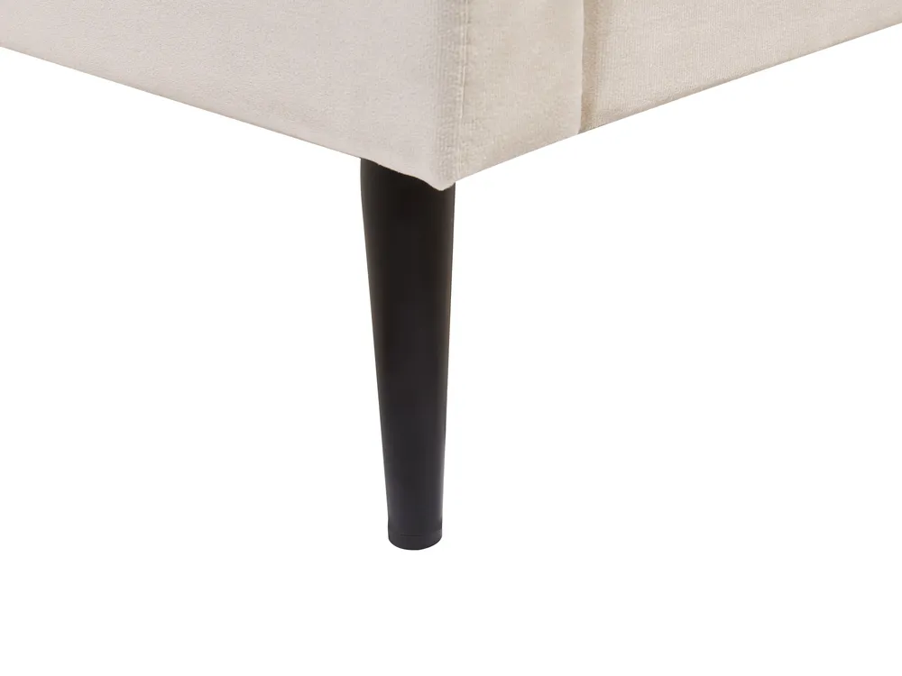 Bed Velvet BRIN 180 x 200 cm (EU Super King) Beige_942085