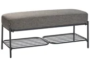 Shoe Bench TRUCKEE Fabric Black_1059079