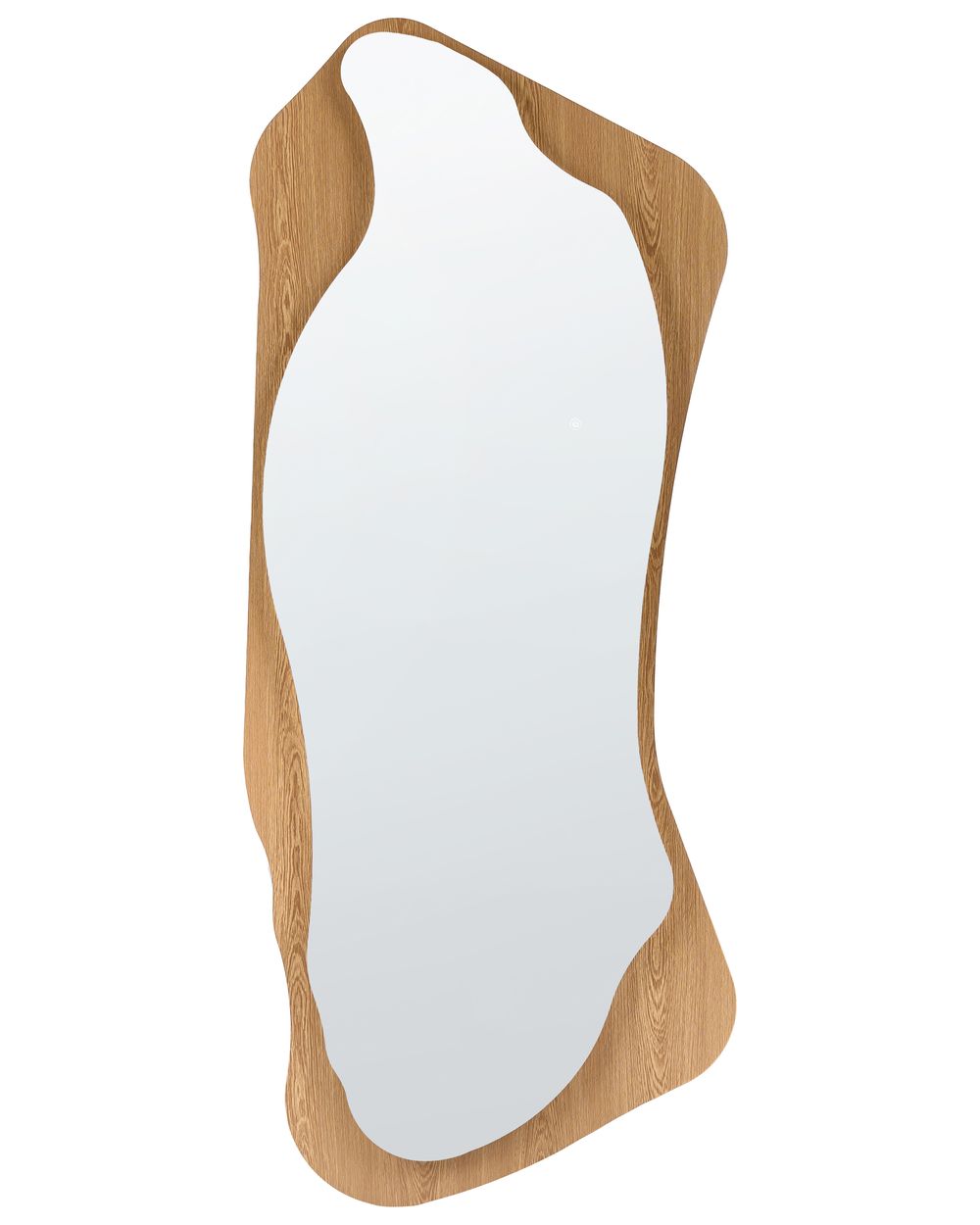 Seinäpeili LAMBLORE 58 cm 171 cm Vaaleanruskea LED-valo