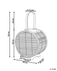 Lantern BISTAL 30 cm Rattan Natural_828024