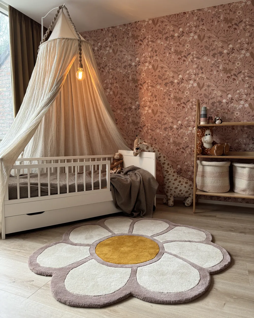 Set of 2 Baskets SILOPI Cotton Light Beige_940481