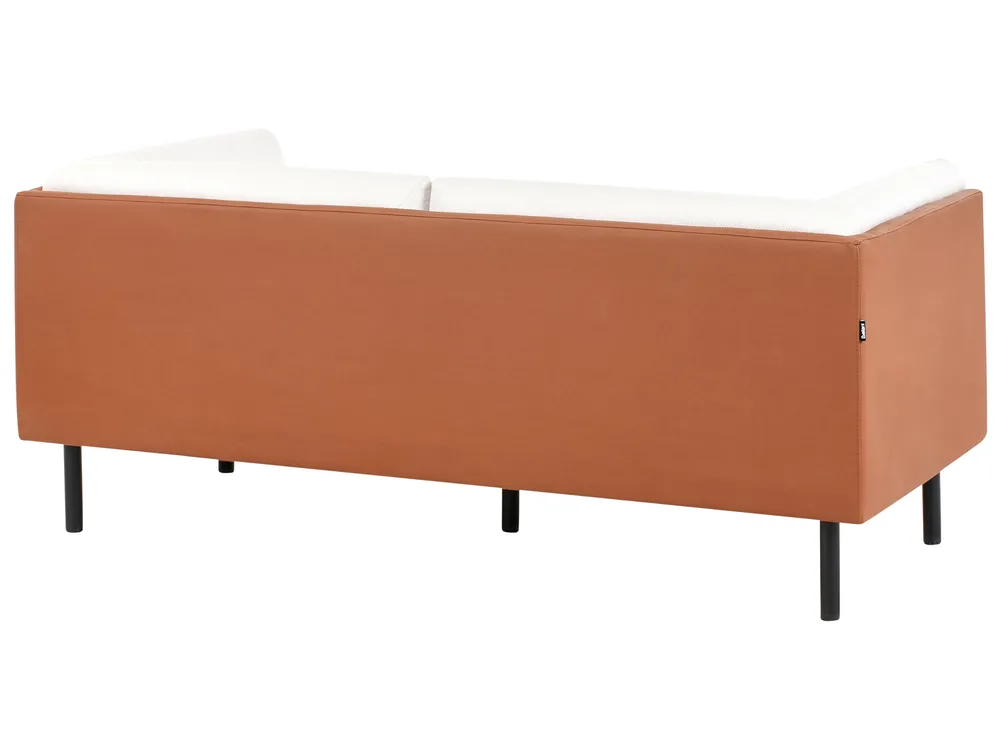 Sofa 2 Seater VORGOD Fabric Off-White_981368