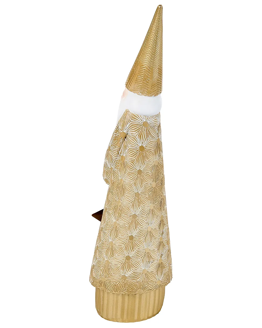 Joulukoristesetti 3 kpl TENNILA 23/31/32 cm Joulupukki Kulta_1175502