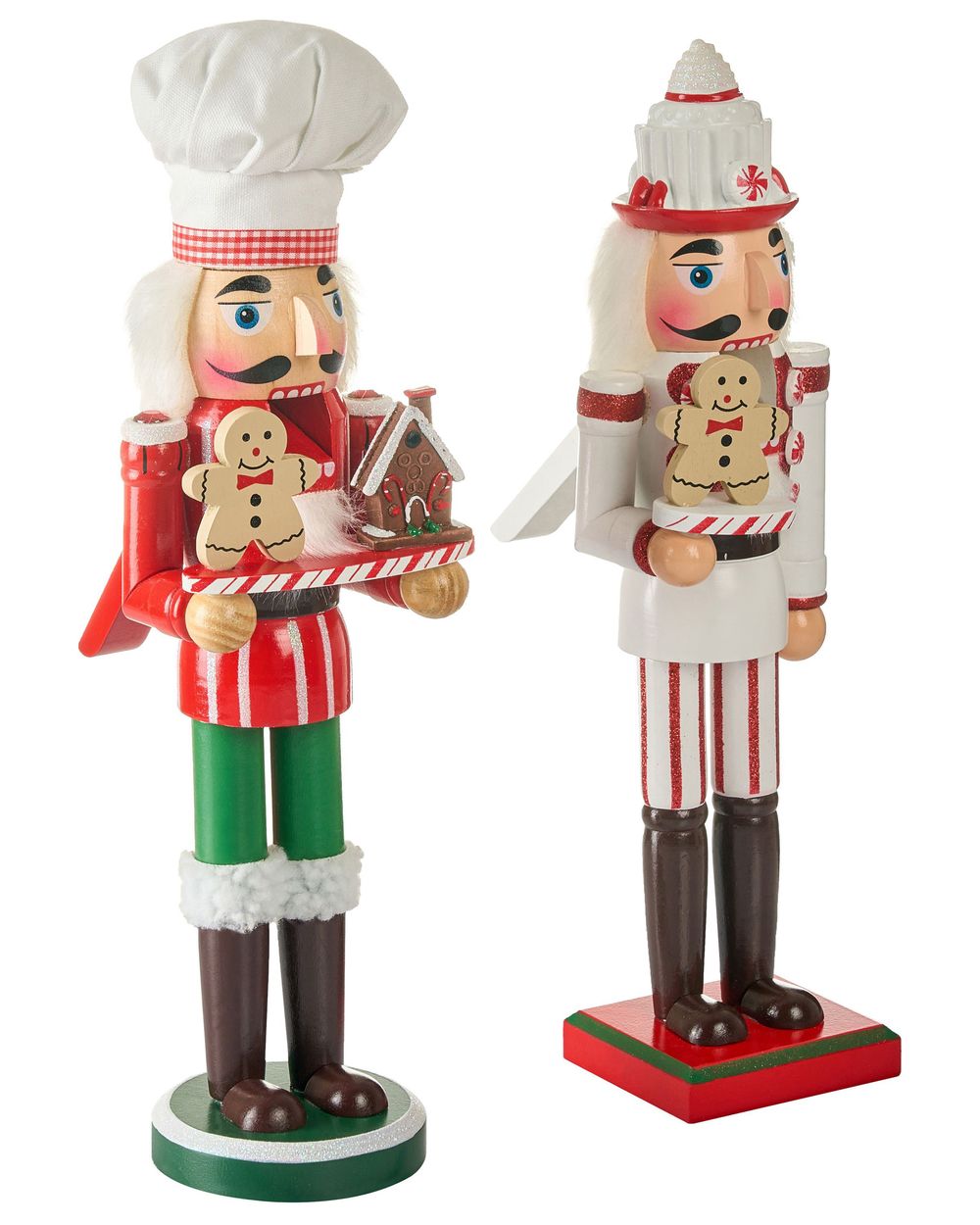 Set of 2 Figurines BODSJON 35 cm Nutcracker Red/ White