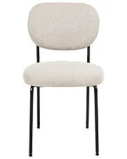 Set of 2 Dining Chairs LOLETA Fabric Light Beige_999020