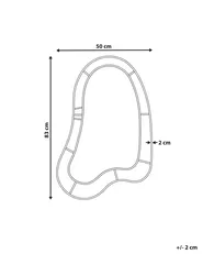 Seinäpeili MONTSEC 49 cm 83 cm Violetti_953297